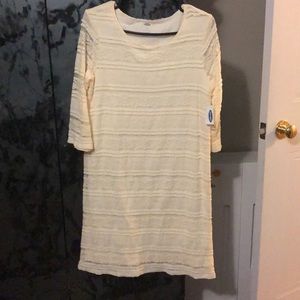 Kids lace mid knee dress